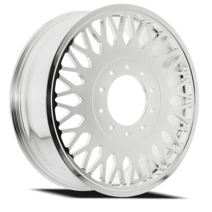Arena Dually Af104  Stealth Inner Wheels Rims 24x8.25 8x200 Milled And Polished 100mm