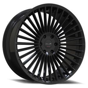 Gianelle Cabo Wheels Rims 22x10.5 Blank Custom Drilled Gloss Black 20mm | GA-2215Z20GACABGB
