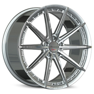 Giovanna Alesanna Wheels Rims 20x10 Blank Custom Drilled Silver Machined Face 10mm | GI-2010Z10GOALEMS