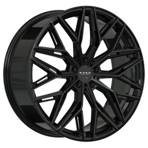 Koko Kuture Como Wheels Rims 20x8.5 Blank Custom Drilled Gloss Black 10mm | KK-2085Z10KOCOMGB