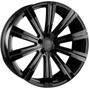Ag Luxury Vanguard Wheels Rims 24x10 5x130 Gloss Black 20mm | VANG-GB530241020