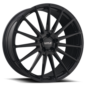 Morus Kraft Wheels Rims 19x8.5 5x112 Gloss Black 40mm | MKRA-GB512198540
