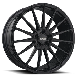 Morus Kraft Wheels Rims 22x11.5 5x112 Gloss Black 38mm | MKRA-GB512221538