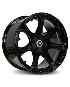 Heritage Kokoro Wheels Rims 17x8 5x114.3 Gloss Black 25mm | KOKOROM511417825GBL