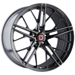 Klassen Id F53R Wheels Rims 20x10 Blank Custom Drilled Dark Graphite Metallic 15mm | F53R-DGM888200015