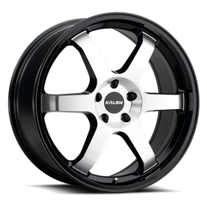 Kalon Suzuka 106 Wheels Rims 20x9 5x112 Gloss Black Machined 35mm | 106AB-2090E35