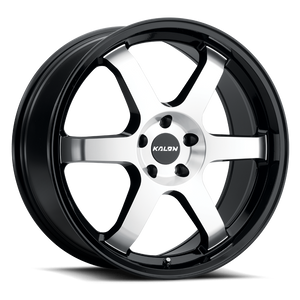 Kalon Suzuka 106 Wheels Rims 20x9 5x115 Gloss Black Machined 35mm | 106AB-2090G35