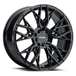 Kalon Scout 107 Wheels Rims 18x8 5x112 Gloss Black 38mm | 107A-1880E38