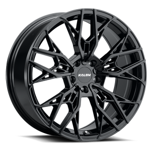 Kalon Scout 107 Wheels Rims 18x8 5x120 Gloss Black 38mm | 107A-1880H38