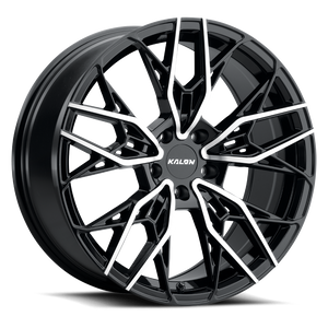 Kalon Scout 107 Wheels Rims 20x9 5x115 Gloss Black Machined 35mm | 107AB-2090G35