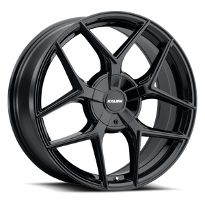 Kalon Falcon 201 Wheels Rims 19x8.5 5x100 5x114.3 Gloss Black 40mm | 201A-1985AF40