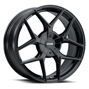 Kalon Falcon 201 Wheels Rims 19x8.5 5x108 5x115 Gloss Black 40mm | 201A-1985CG40