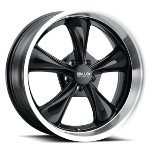Alloy Creations Ac505 Wheels Rims 18x9.5 5x127 Gloss Black Machined Lip 6mm | 505AA-1895J6