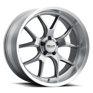 Alloy Creations Ac525 Wheels Rims 20x8.5 5x114.3 Gray Machined Lip 0mm | 525LA-2085F0