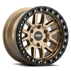 Thret Offroad Maze 602 Wheels Rims 17x9 5x127 Bronze W/ Black Ring -38mm | 602I-1790J-38