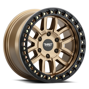 Thret Offroad Maze 602 Wheels Rims 17x9 6x120 Bronze W/ Black Ring -14mm | 602I-1790Q-14