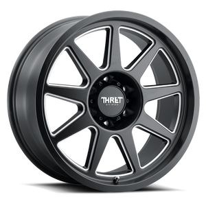 Thret Offroad Flood 705 Wheels Rims 17x9 8x170 Satin Black Milled 18mm | 705GD-1790W18