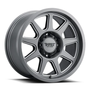 Thret Offroad Flood 705 Wheels Rims 20x9 6x139.7 Satin Gray Milled 0mm | 705ND-2090U0