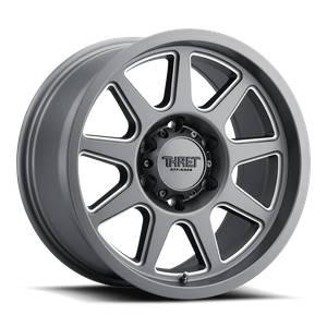 Thret Offroad Flood 705 Wheels Rims 20x9 6x139.7 Satin Gray Milled 18mm | 705ND-2090U18