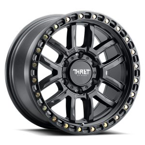 Thret Offroad Simulated 707 Wheels Rims 17x9 8x165.1 Matte Black 18mm | 707F-1790V18