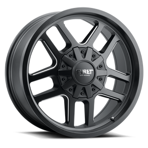 Thret Offroad Radar 809 Wheels Rims 20x10 8x165.1 Satin Black Milled -21mm | 809GD-2010V-21