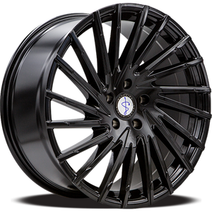 Sapphire Luxury Alloys Sx06 Wheels Rims 22x9 5x115 Gloss Black 20mm | SX06A-2290G20