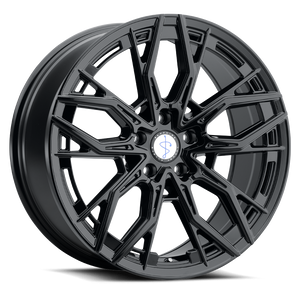 Sapphire Luxury Alloys Sx07 Wheels Rims 20x9 5x115 Gloss Black 35mm | SX07A-2090G35