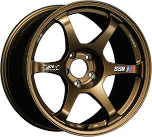 SSR Type-C Forged Wheels Rims 18x9.5 5x114.3 Racing Bronze 22mm | F318950+2205GMC