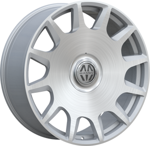 Massiv 927 Wheels Rims 26x10 6x135 6x139.7 Brushed Silver 25mm | MAS927-26130SBR-FC