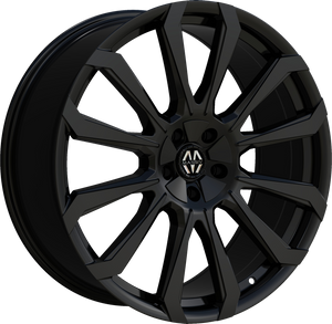 Massiv 929 Wheels Rims 22x9 6x120 6x132 Black 32mm | MAS929-22938B