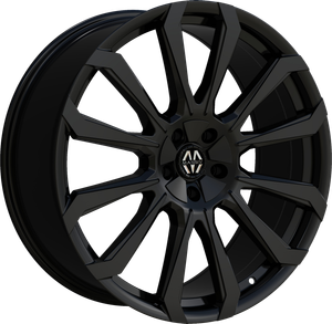 Massiv 929 Wheels Rims 20x8.5 5x114.3 5x127 Black 35mm | MAS929-2855B