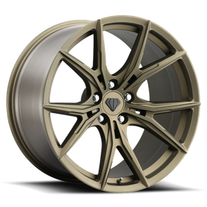 Blaque Diamond BD-F7 Wheels Rims 20x11 Blank Custom Drilled Matte Bronze 10mm | PW#912
