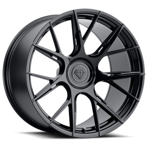 Blaque Diamond BD-F18 Wheels Rims 20x11 Blank Custom Drilled Gloss Black 10mm | SW#95