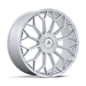 Asanti AB051 Envoy Wheels Rims 20x9 Blank Custom Drilled Gloss Silver w/ Brushed Face 20mm | AB051SR20900020