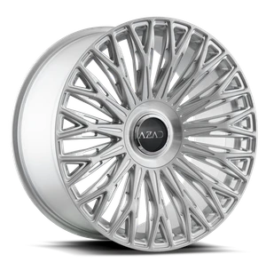 Azad AZV03 Wheels Rims 24x10 5x112 5x120 Brushed Silver 35mm | AZV0324105112/120+35BR/S