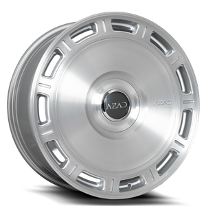 Azad AZV05 Wheels Rims 22x9 5x108 5x112 Brushed Silver 35mm | AZV052295108/112+35SBF