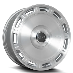Azad AZV05 Wheels Rims 22x9 5x112 5x114.3 Brushed Silver 25mm | AZV052295112/114.3+25SBF