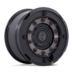 Black Rhino BR027 Arx Wheels Rims 17x8.5 Blank Custom Drilled Matte Bronze w/ Matte Black Ring 0mm | BR027ZB17850000