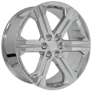 OE CV60 Wheels Rims 26x10 6x139.7 Chrome 30mm | CV60-26100-6550-30C