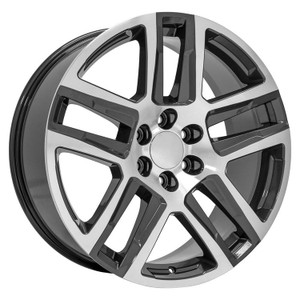 OE CV63 Wheels Rims 22x9 6x139.7 Gunmetal Machined 28mm | CV63-22090-6550-28MG