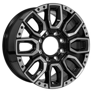 OE CV97B Wheels Rims 20x8.5 8x180 Black With Milled Edge 47mm | CV97B-20085-8180-47BM-OEM