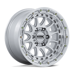 KMC KM556 Crux Wheels Rims 18x9 8x180 Gloss Silver w/ Machined Face 18mm | KM556SD18908818