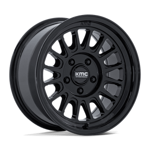 KMC KM733 Impact Fft Wheels Rims 17x8 6x130 Gloss Black 32mm | KM733BX17803832