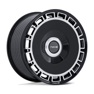 Niche NC287 Venice Wheels Rims 22x10.5 Blank Custom Drilled Gloss Black w/ Machined Face 20mm | NC287BD22050020