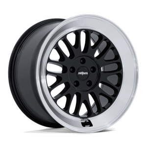 Rotiform RC214 SCP Wheels Rims 18x8.5 5x112 Gloss Black w/ Diamond Cut Lip 45mm | RC214BE18855745