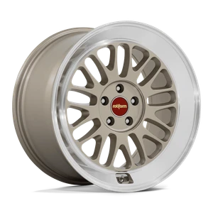 Rotiform RC214 SCP Wheels Rims 19x8.5 5x112 Matte Gold w/ Diamond Cut Lip 45mm | RC214GE19855745