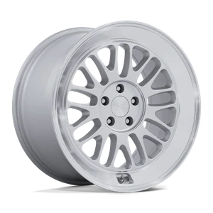 Rotiform RC214 SCP Wheels Rims 18x8.5 5x100 Gloss Silver w/ Diamond Cut Lip 35mm | RC214SE18855M35