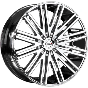Heavy Hitters HH12 Wheels Rims 24x10 6x139.7 Tru Chrome 15mm | HH12-2410XX15LTC