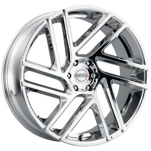 Heavy Hitters HH6 Wheels Rims 24x10 6x135 Tru Chrome 30mm | HH6-2410UU30PTC