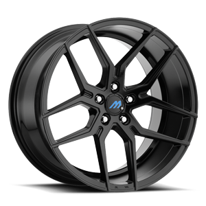 Mach ME.4 Wheels Rims 18x8 5x114.3 Gloss Black w/ Undercut 35mm | ME4-1880LL35FGLBL